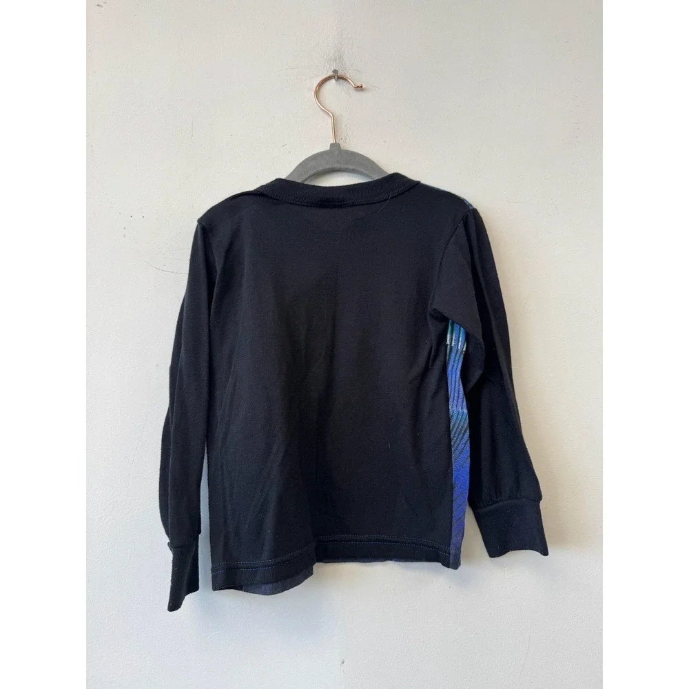 Vintage Digimon Shirt Kids 5 Black Blue Long‎ Sleeve Anime Graphic 2000s Y2K - Picture 3 of 6